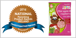 SuperValu Kiddies Organics Mini Apple and Raspberry Rice Cakes