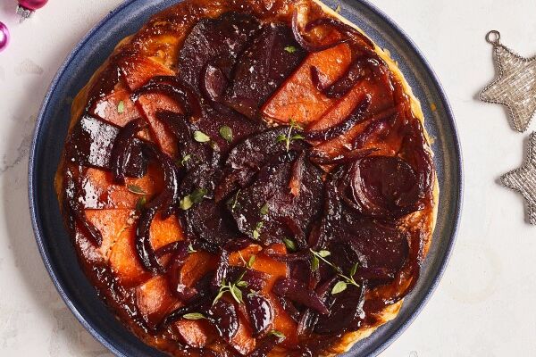 The Happy Pear Beetroot Maple Tart 1