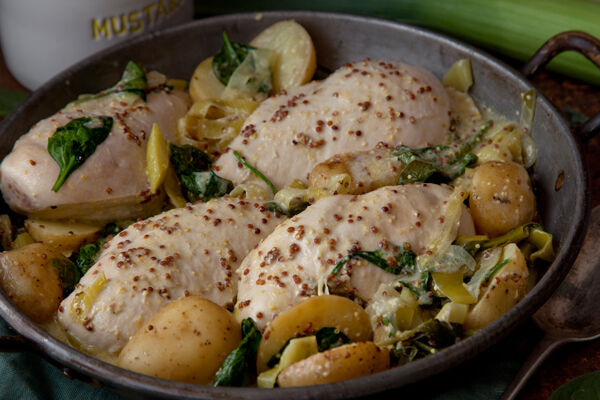 Chicken leak potatoes recipe