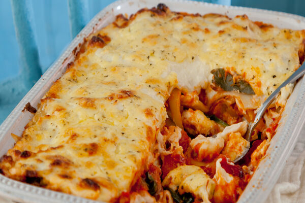 Med veg lasagne recipe
