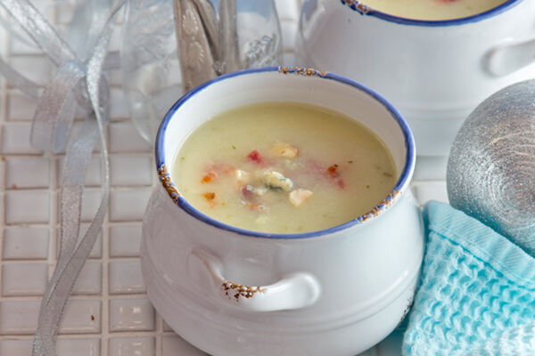 Celeriac apple sage soup recipe