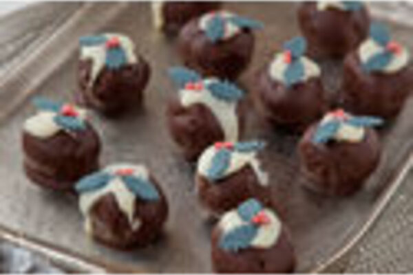 Christmas chocolate trufels