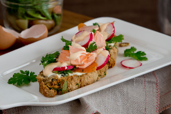 Seafood tartine potato bread recipe