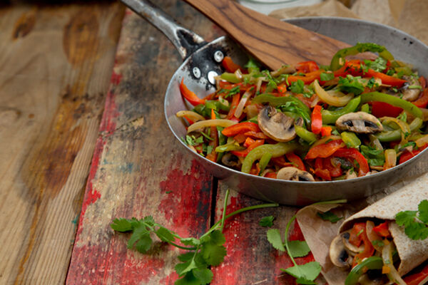 Vegetable fajitas recipe