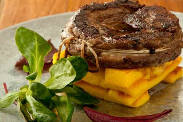 Steakpolenta