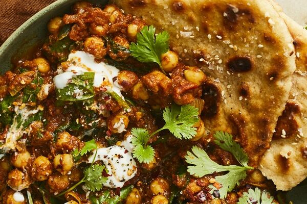 Chana Masala Roti Bread