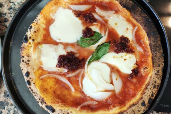 Pizza 20with 20nduja