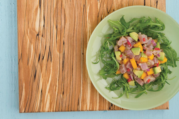 Mango avocado and tuna ceviche
