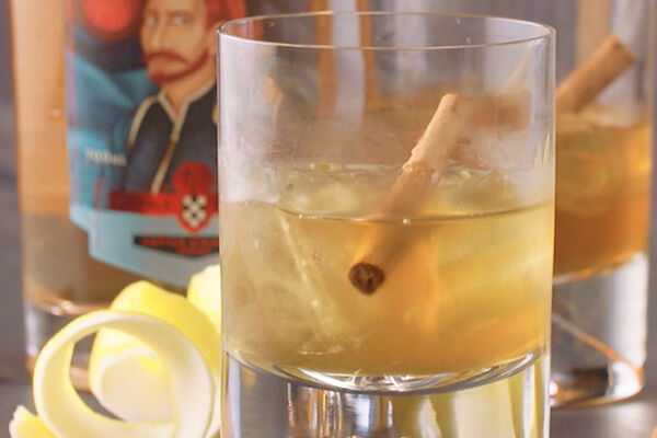 Whiskey sour cocktail