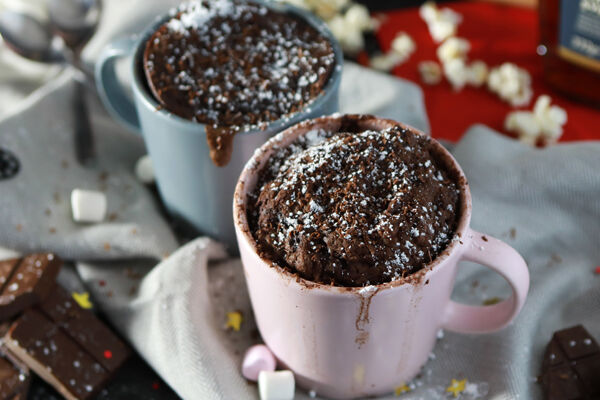 Chocolate mug cake recipe