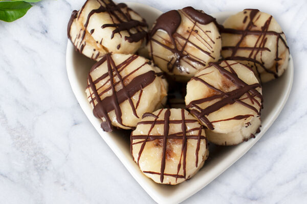 Frozen banana bites recipe