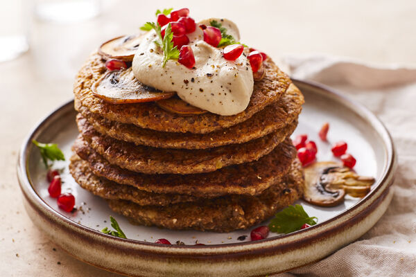 Speedy savoury pancakes recipe