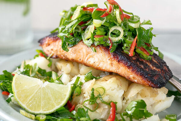 Spicy salmon recipe