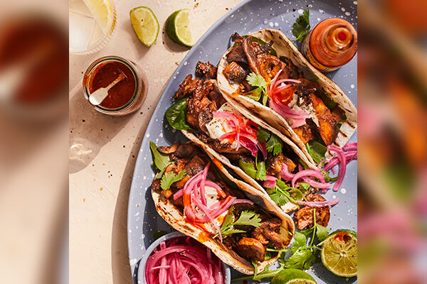 Mushroom tortillas recipe