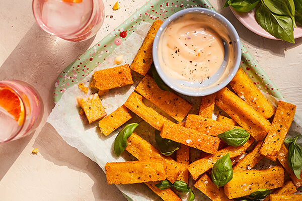 Polenta chips recipe