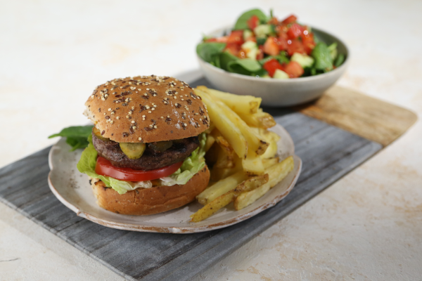 Burger and Chips  01