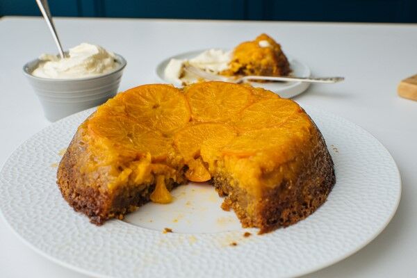 Caramelised clemengold upsidedown cake teaser