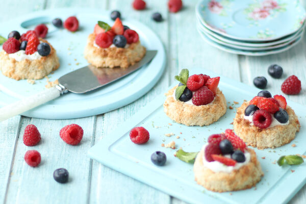 SuperValu Easter Recipes Sharon Hearne-Smith Coconut Lime Macaroon Berry Nest