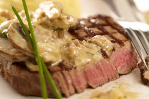 Fillet Of Beef With Wild Mushroom Cream Sauce