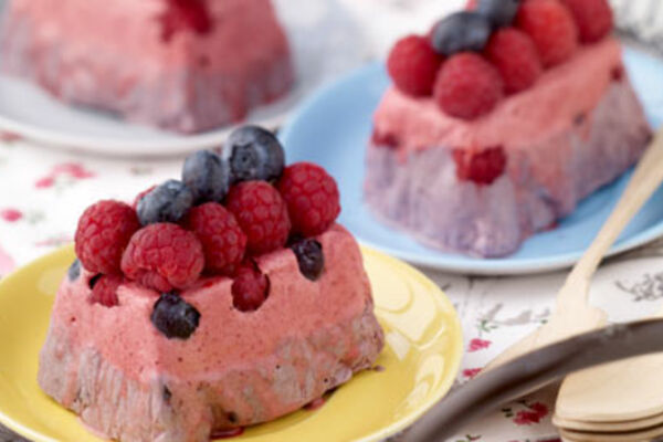 Raspberry & Blueberry Semifreddo