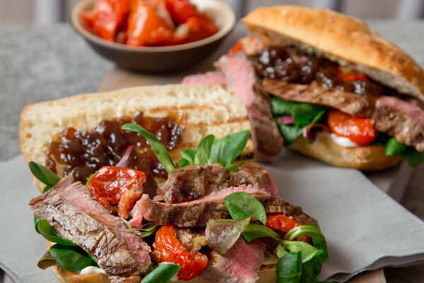 Balsamic Steak Sandwich Recipe