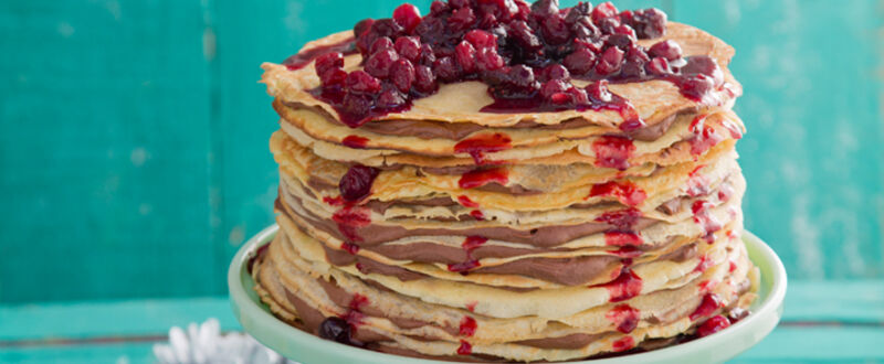 Chocolate mousse crepe cake recipe2