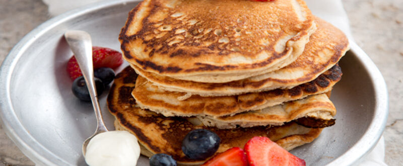 Coconut protein pancakes recipe