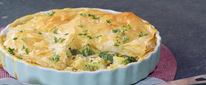 SuperValu Recipes The Happy Pear Broccoli Potato Filo Pie