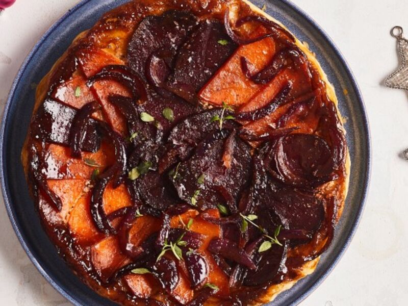 The Happy Pear Beetroot Maple Tart  1 