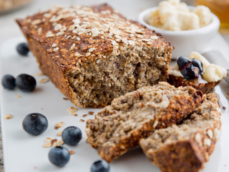 Banana blueberry oat bread recipe
