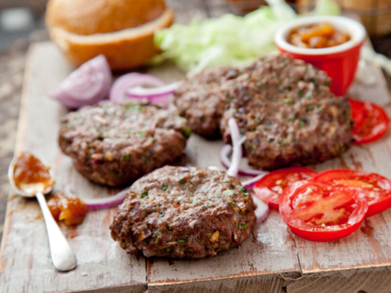 Homemade lamb burgers recipe
