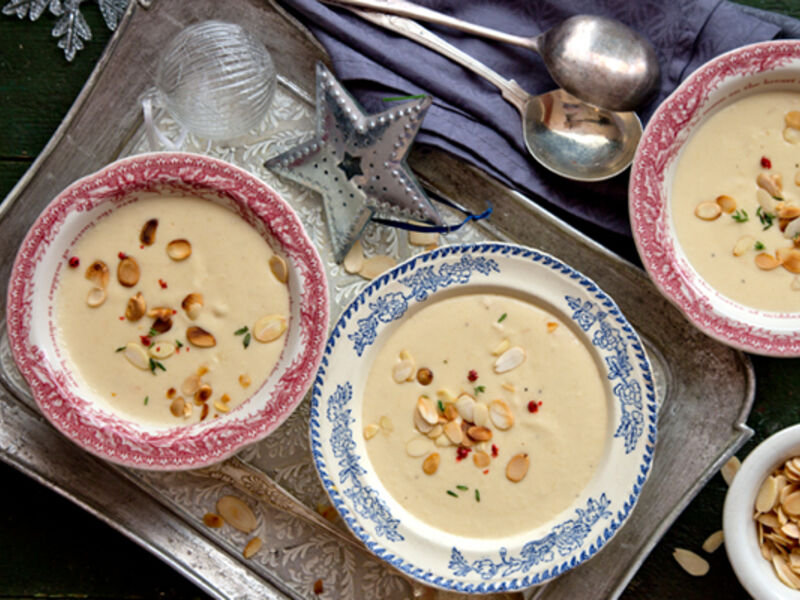 Parsnip almond soup recipe