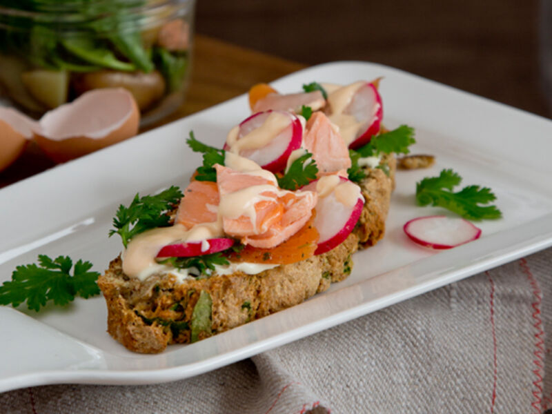 Seafood tartine potato bread recipe