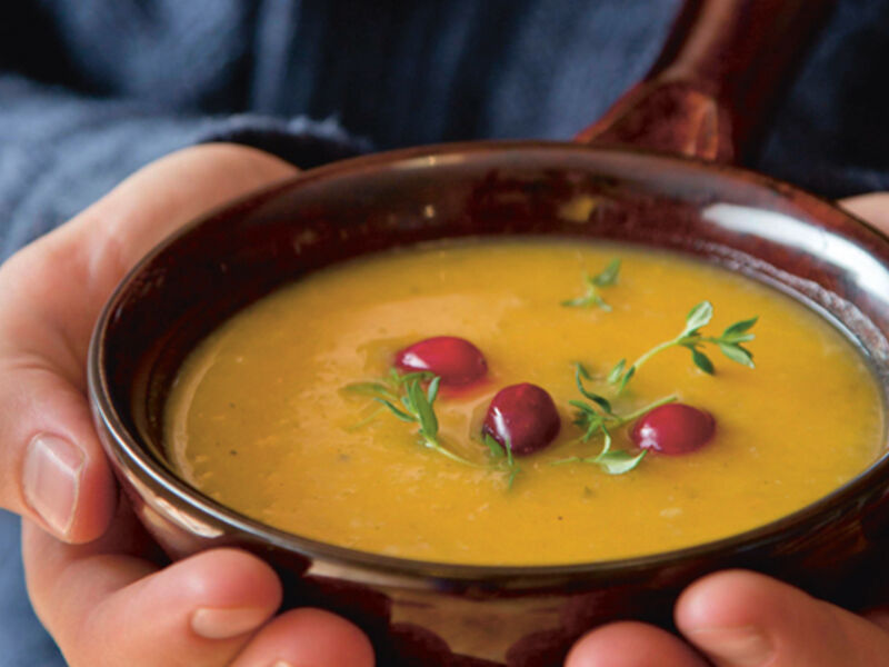 Sweet chestnut parsnip soup recipe