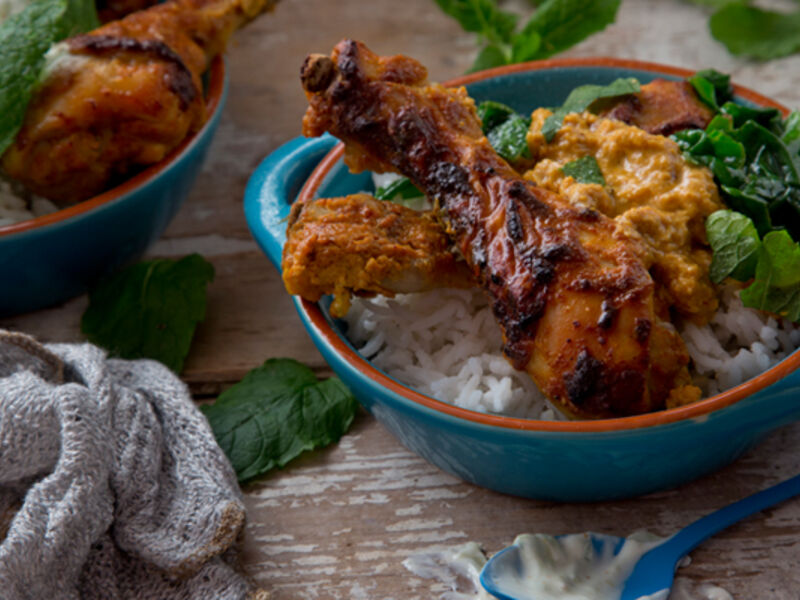 Tandoori chicken drummers recipe
