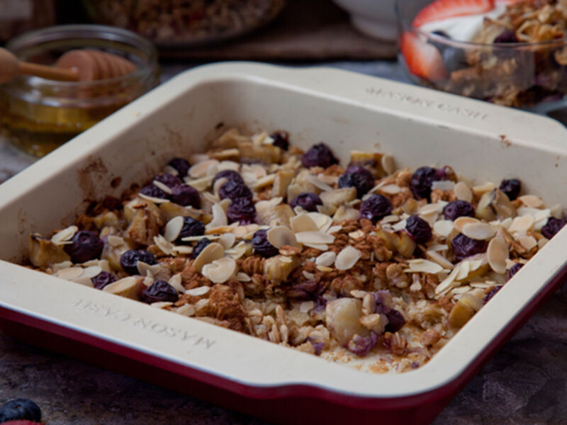 Banana oat bake recipe