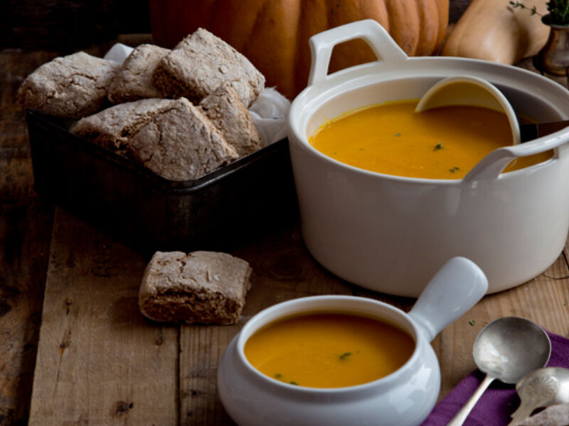 Pumpkin thyme soup recipe