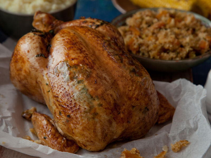 Roast chicken herb butter recipe