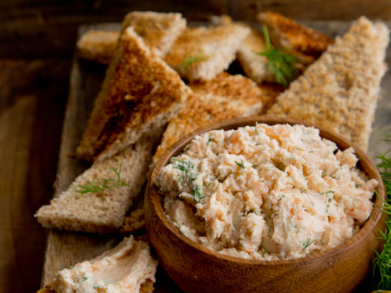 Smoke salmon lemon dill recipe