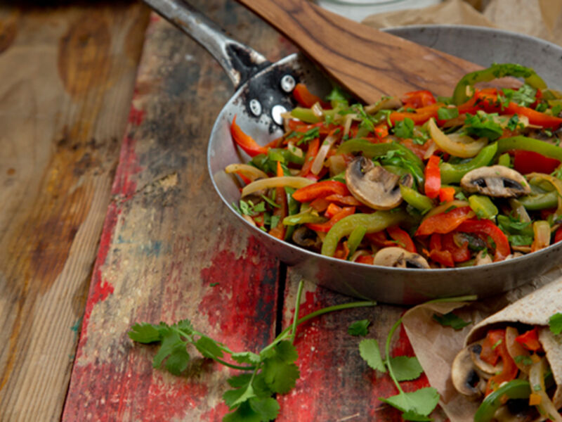 Vegetable fajitas recipe