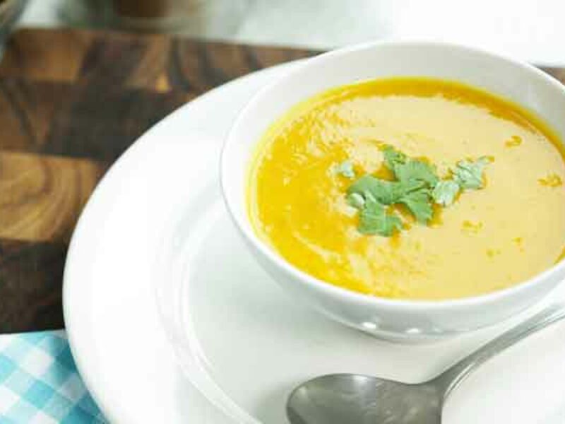 Carrot and coriander soup recipe