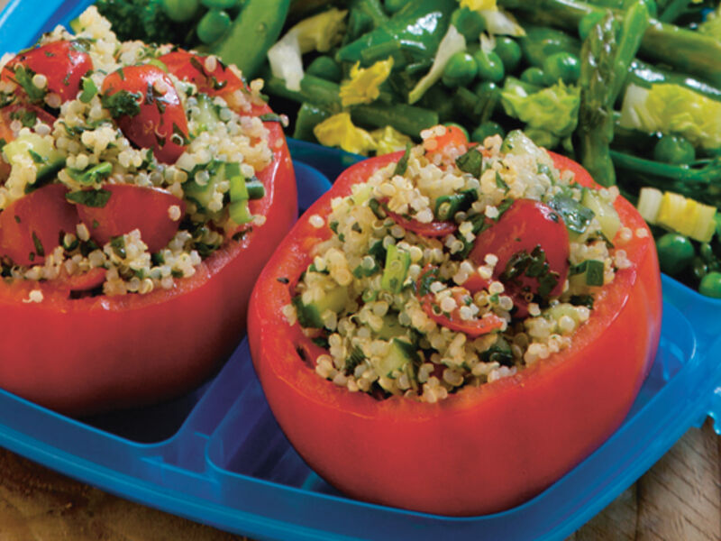 Beef Tomatoes Stuffed with Tabbouleh
