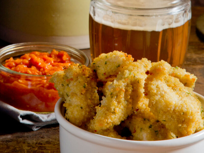 Bressies Chicken Nuggets with Homemade Tomato Sauce