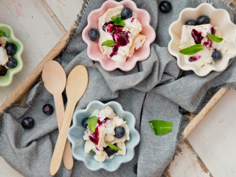 Blueberry Eton Mess