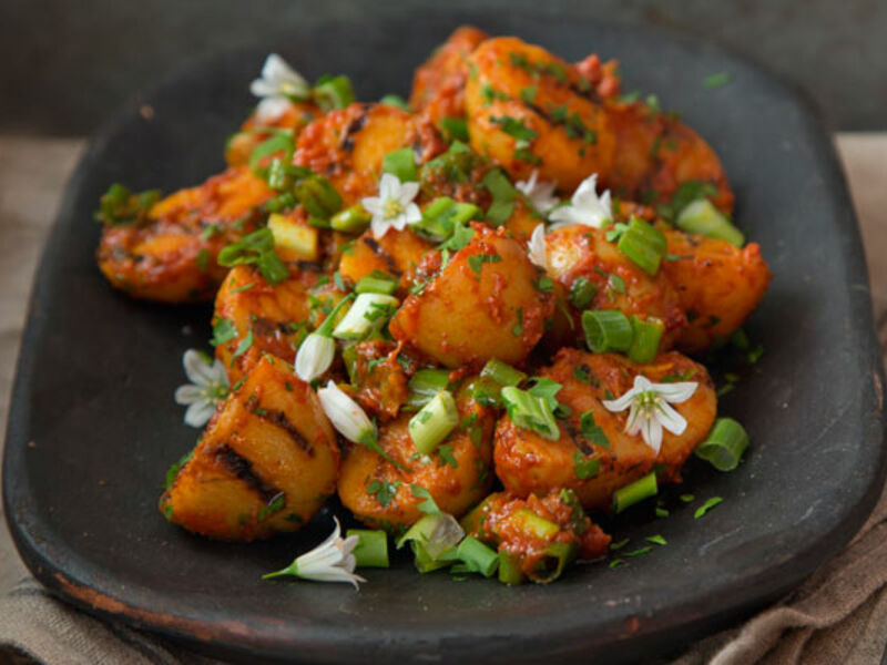 Harissa potato salad