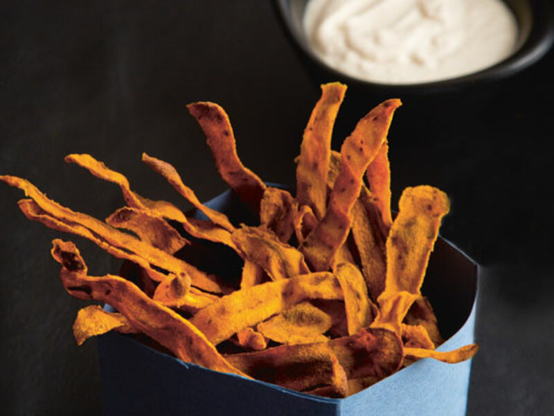 Zesty Orange and Turmeric Carrot Crisps
