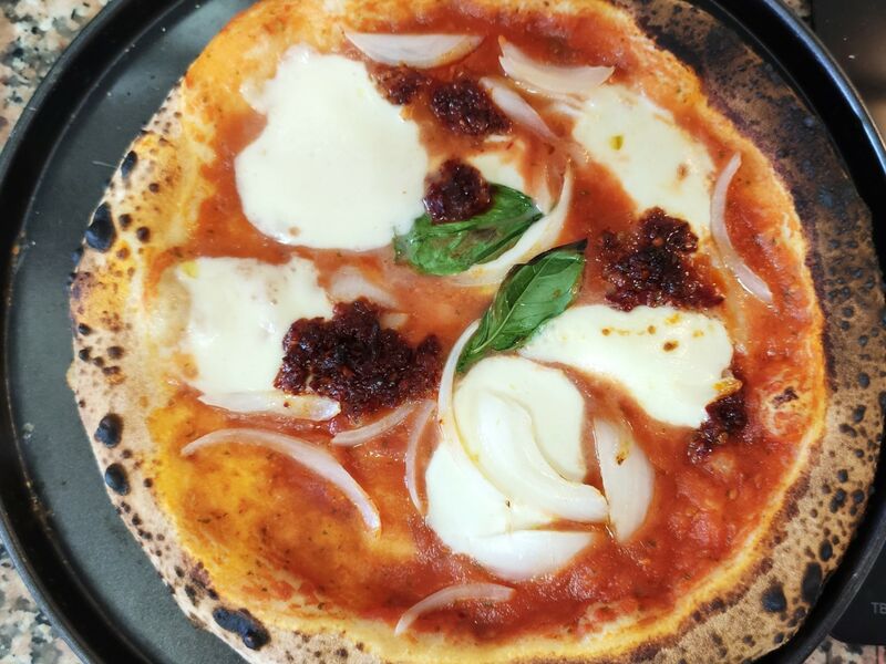 Pizza 20with 20nduja