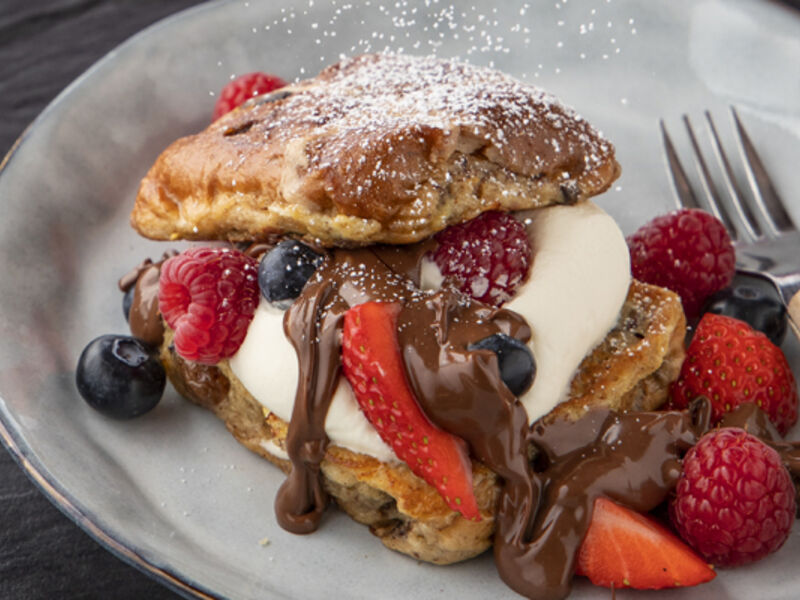 Hot cross bun french toast recipe