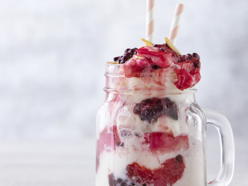 Rhubarb sundae recipe