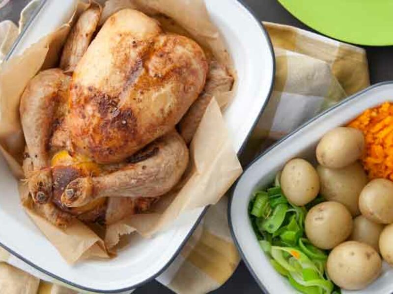 Roast chicken
